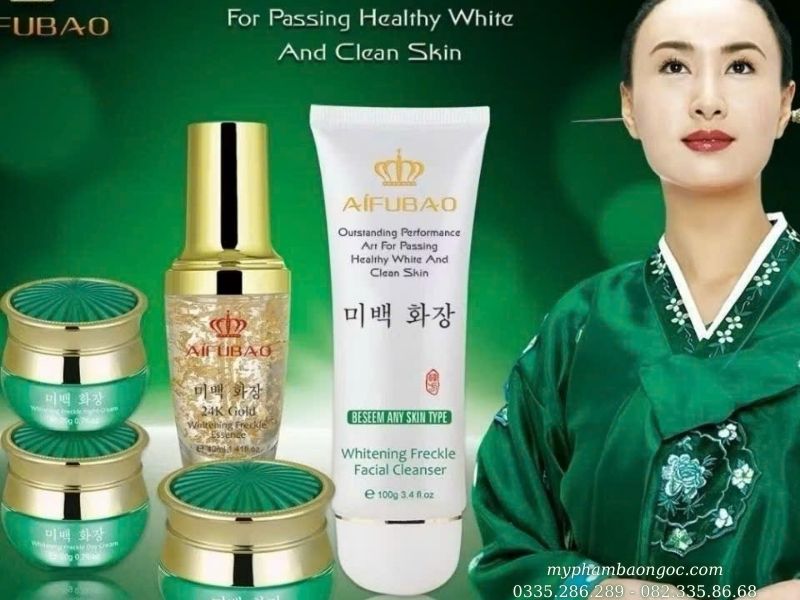 BỘ MỸ PHẨM TRỊ NÁM DƯỠNG TRẮNG DA AIFUBAO 5IN1 HÀN QUỐC