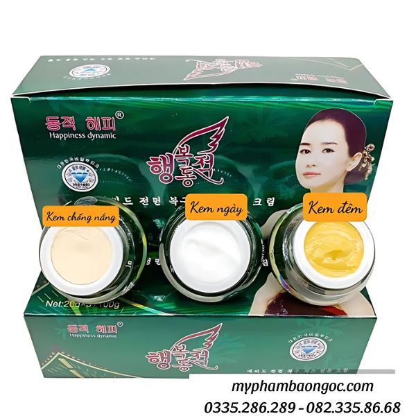 BỘ MỸ PHẨM HAPPINESS DYNAMIC TRỊ NÁM TRẮNG DA HÀN QUỐC
