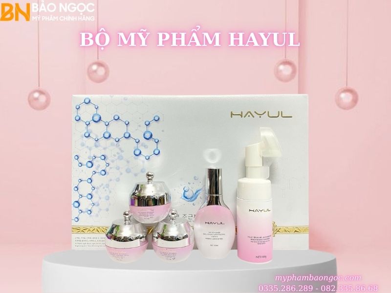 BỘ MỸ PHẨM HAYUL TRỊ NÁM TÀN NHANG DƯỠNG TRẮNG DA HÀN QUỐC