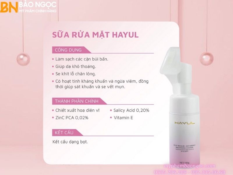 BỘ MỸ PHẨM HAYUL TRỊ NÁM TÀN NHANG DƯỠNG TRẮNG DA HÀN QUỐC