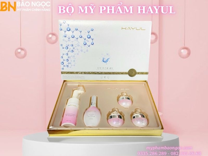BỘ MỸ PHẨM HAYUL TRỊ NÁM TÀN NHANG DƯỠNG TRẮNG DA HÀN QUỐC