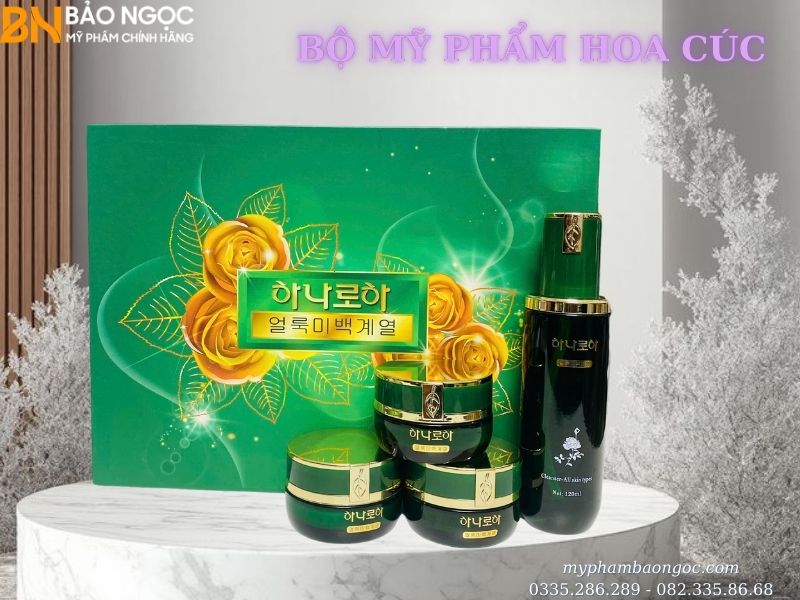 BỘ MỸ PHẨM HOA CÚC CON BƯỚM TRỊ NÁM DƯỠNG TRẮNG DA HÀN QUỐC