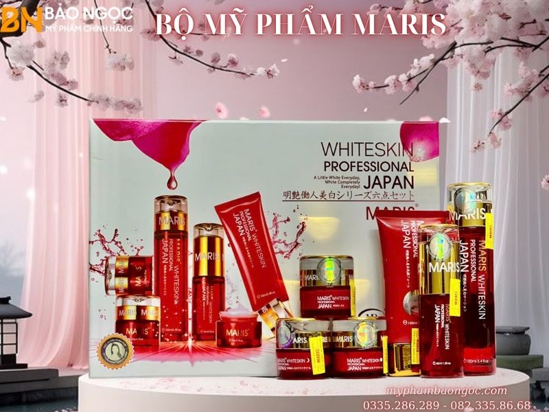 BỘ MỸ PHẨM NHẬT BẢN TRỊ NÁM TÀN NHANG DƯỠNG TRẮNG DA MARIS
