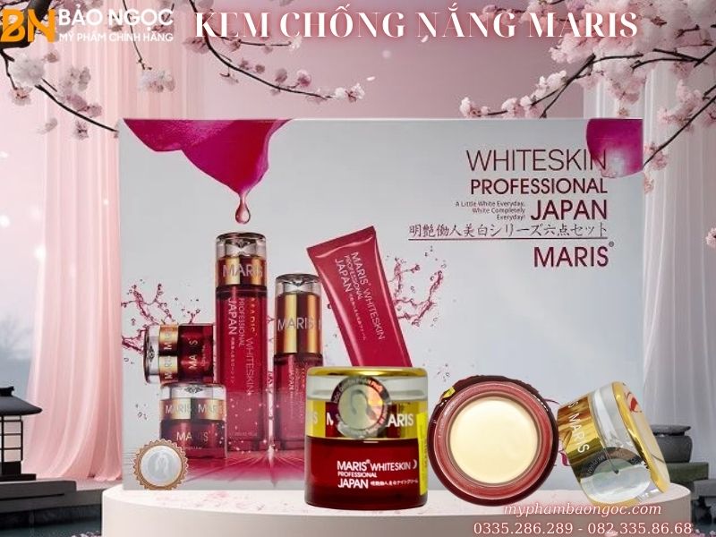 BỘ MỸ PHẨM NHẬT BẢN TRỊ NÁM TÀN NHANG DƯỠNG TRẮNG DA MARIS