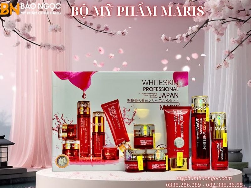 BỘ MỸ PHẨM NHẬT BẢN TRỊ NÁM TÀN NHANG DƯỠNG TRẮNG DA MARIS