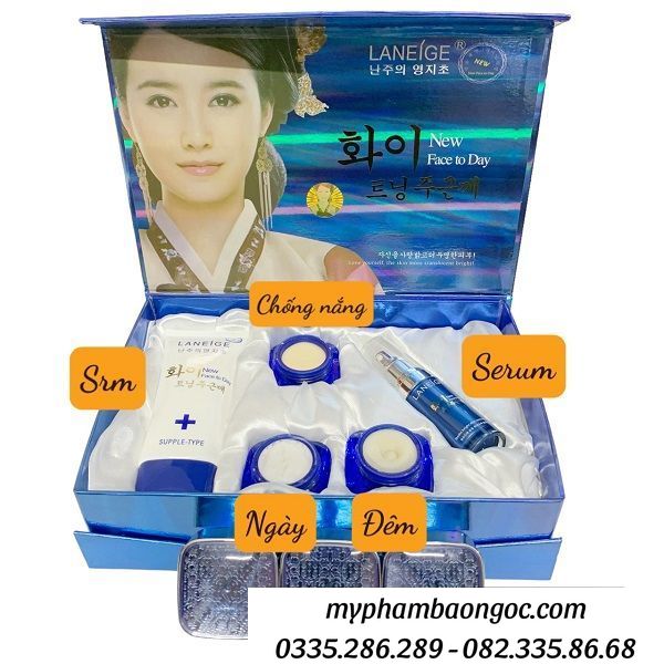 BỘ MỸ PHẨM TRỊ NÁM TÀN NHANG DƯỠNG TRẮNG DA LANEIGE HÀN QUỐC