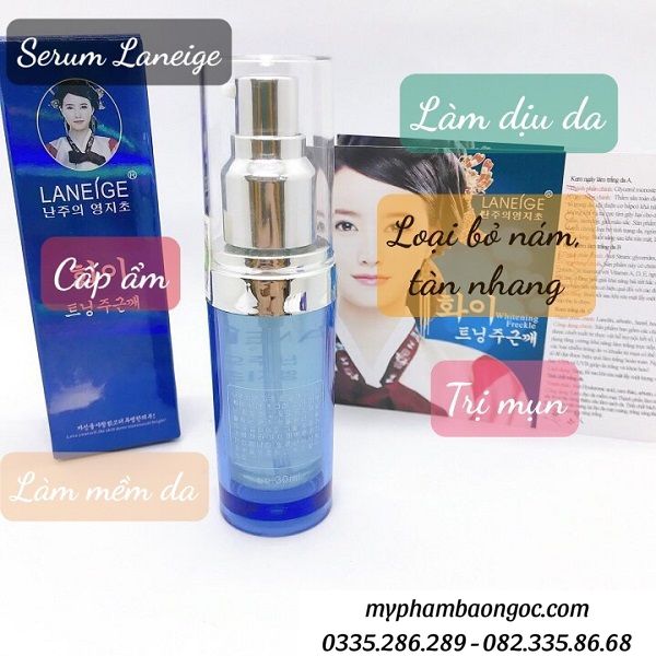 BỘ MỸ PHẨM TRỊ NÁM TÀN NHANG DƯỠNG TRẮNG DA LANEIGE HÀN QUỐC
