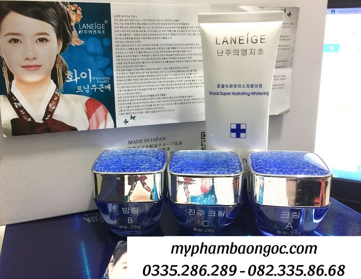 Bộ mỹ phẩm trị nám tàn nhang Laneige
