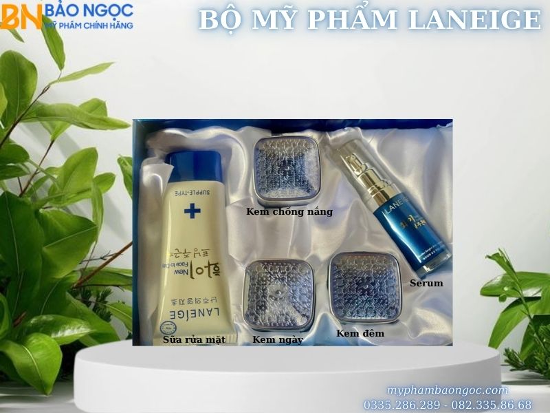 BỘ MỸ PHẨM TRỊ NÁM TÀN NHANG DƯỠNG TRẮNG DA LANEIGE HÀN QUỐC