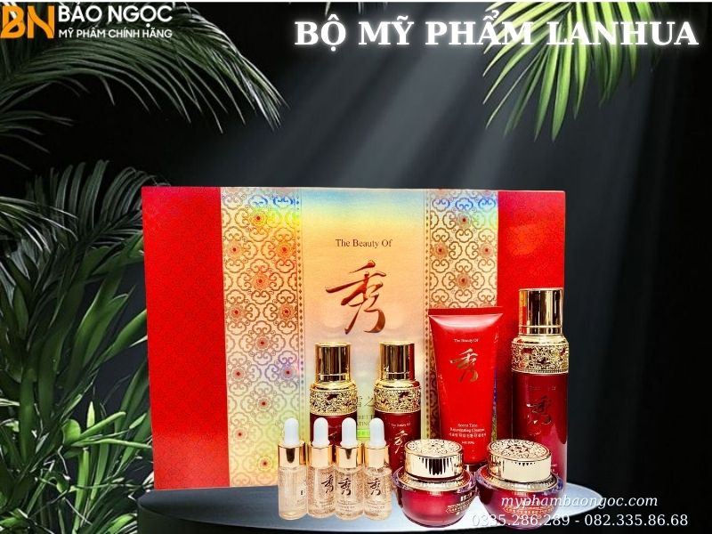 BỘ MỸ PHẨM LANHUA 7IN1 TRỊ NÁM TÀN NHANG DƯỠNG TRẮNG DA