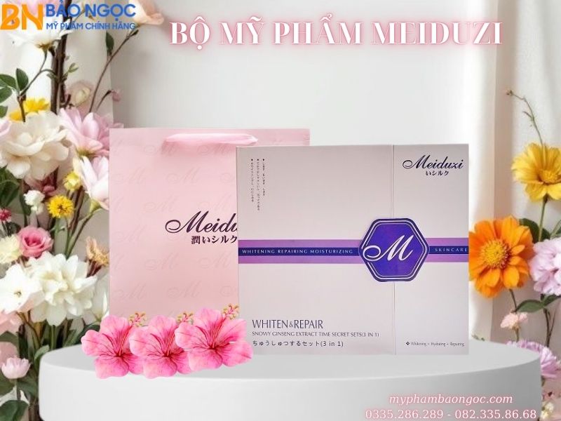 BỘ MỸ PHẨM MEIDUZI TRỊ NÁM TÀN NHANG DƯỠNG TRẮNG DA NHẬT BẢN