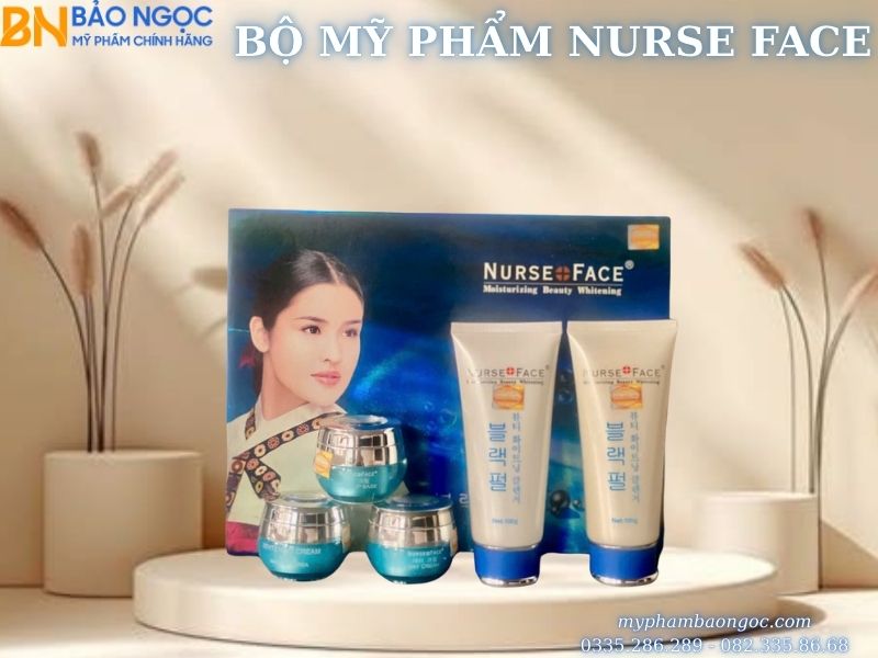 BỘ MỸ PHẨM TRỊ NÁM TÀN NHANG NURSE FACE NGỌC TRAI 5IN1