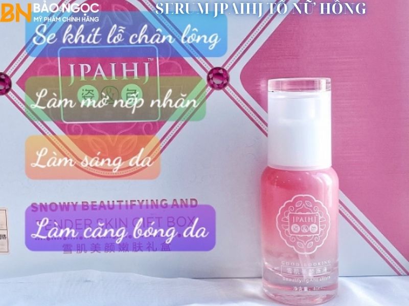 BỘ MỸ PHẨM JPAIHJ TỐ NỮ HỒNG 5IN1 MỜ NÁM TÀN NHANG TRẮNG DA