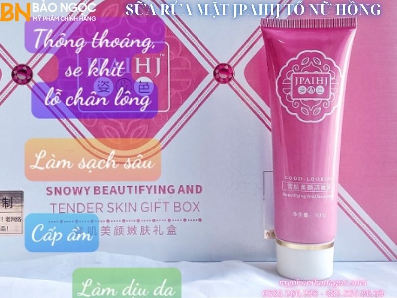 BỘ MỸ PHẨM JPAIHJ TỐ NỮ HỒNG 5IN1 MỜ NÁM TÀN NHANG TRẮNG DA