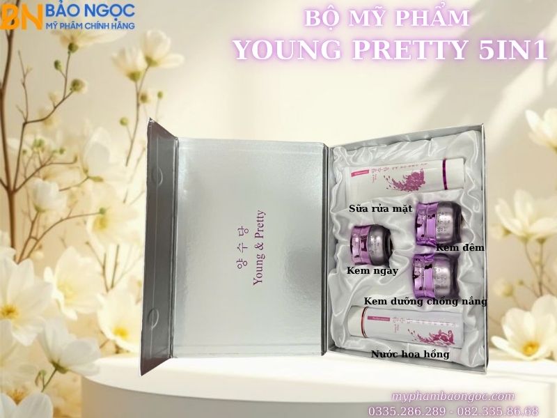 BỘ MỸ PHẨM TRỊ NÁM TÀN NHANG TRẮNG DA YOUNG PRETTY HÀN QUỐC