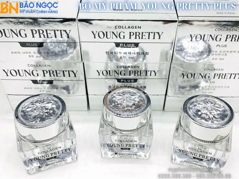 BỘ MỸ PHẨM TRỊ NÁM TRẮNG DA COLLAGEN YOUNG PRETTY PLUS