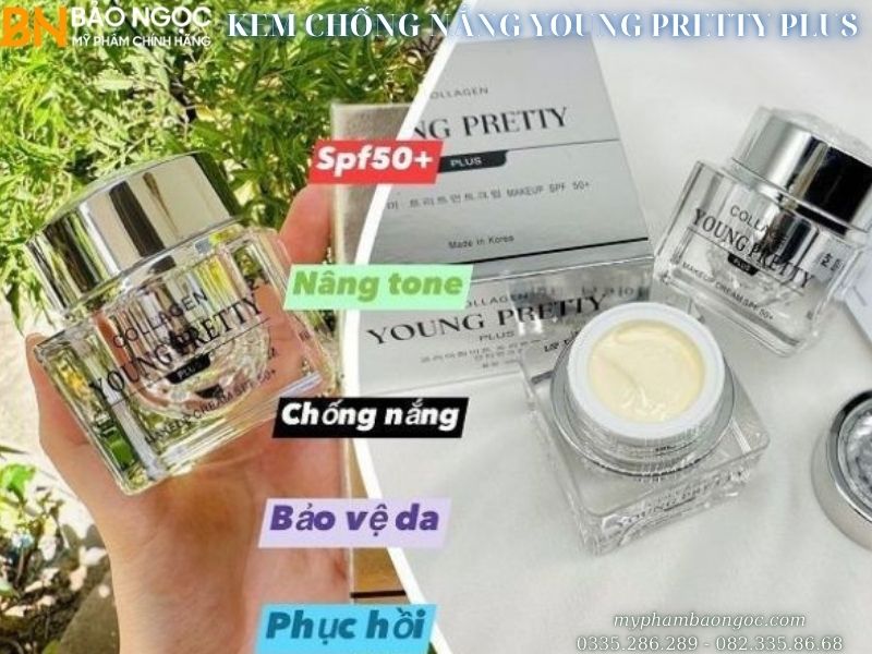 BỘ MỸ PHẨM TRỊ NÁM TRẮNG DA COLLAGEN YOUNG PRETTY PLUS