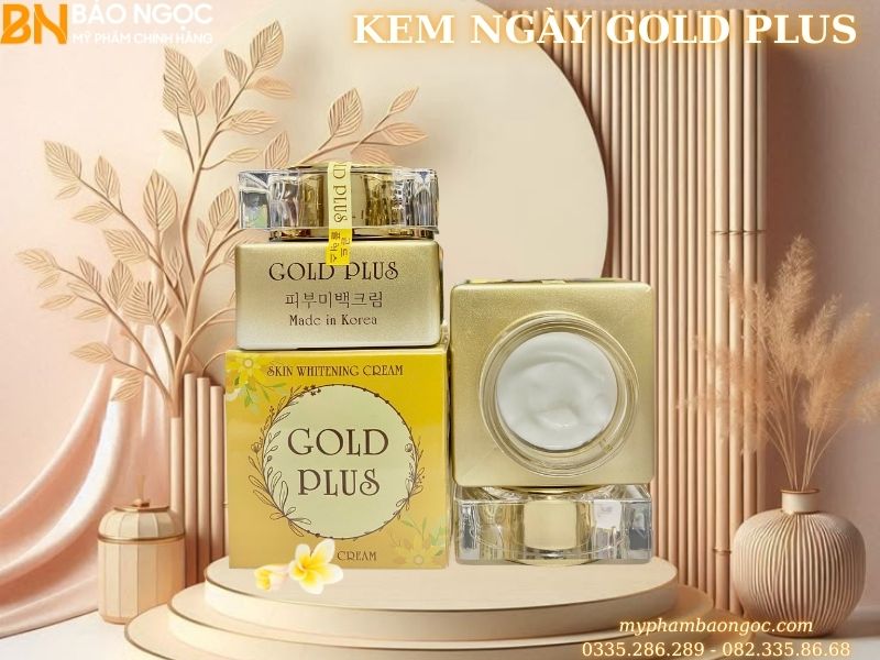 BỘ MỸ PHẨM TRỊ NÁM DƯỠNG TRẮNG DA GOLD PLUS 4IN1 HÀN QUỐC