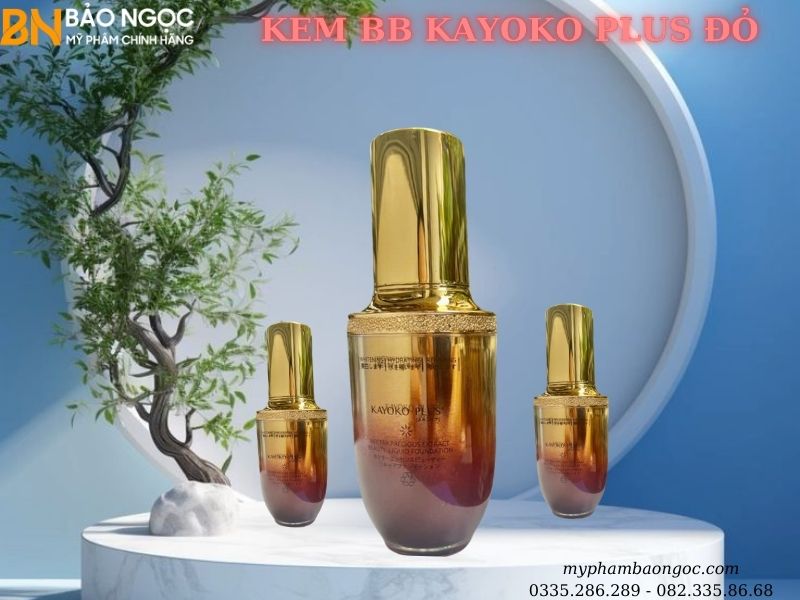 BỘ MỸ PHẨM NHẬT BẢN KAYOKO PLUS ĐỎ  TRỊ NÁM DƯỠNG TRẮNG DA
