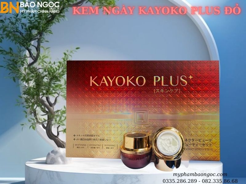 BỘ MỸ PHẨM NHẬT BẢN KAYOKO PLUS ĐỎ  TRỊ NÁM DƯỠNG TRẮNG DA