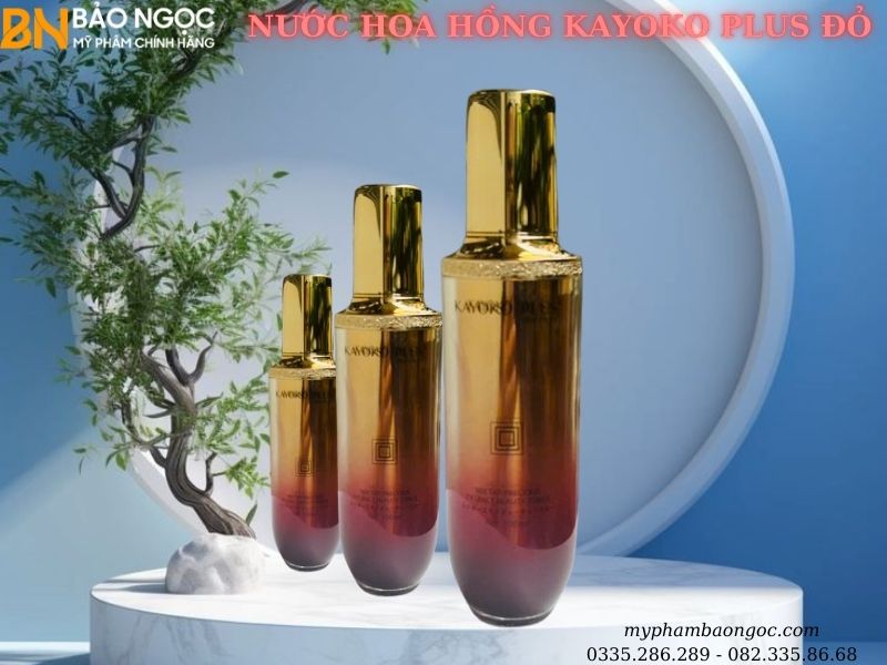 BỘ MỸ PHẨM NHẬT BẢN KAYOKO PLUS ĐỎ  TRỊ NÁM DƯỠNG TRẮNG DA