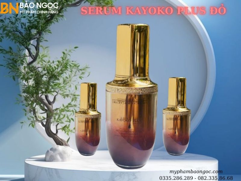 BỘ MỸ PHẨM NHẬT BẢN KAYOKO PLUS ĐỎ  TRỊ NÁM DƯỠNG TRẮNG DA