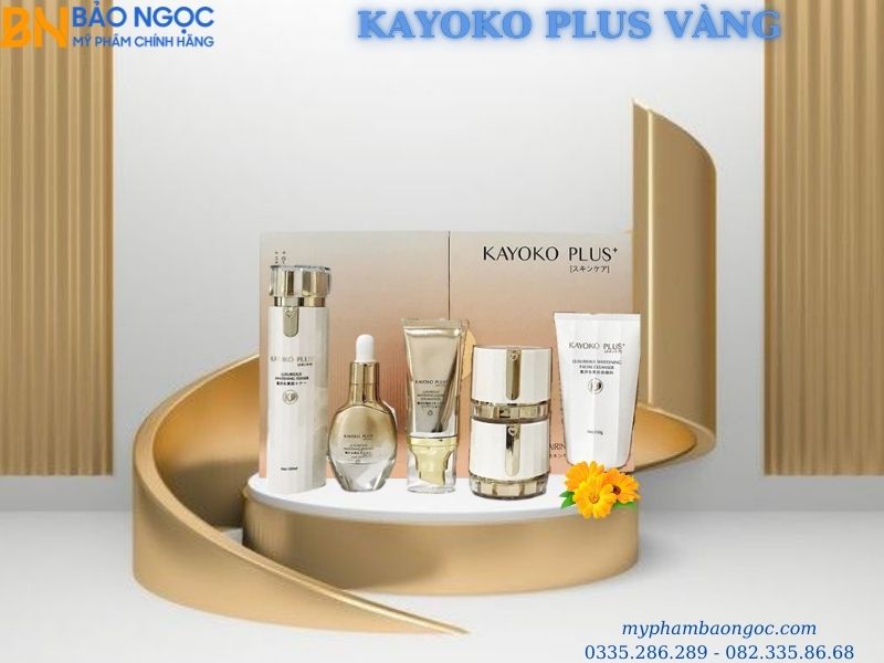 BỘ MỸ PHẨM KAYOKO PLUS VÀNG&nbsp;NHẬT BẢN TRỊ NÁM DƯỠNG TRẮNG DA
