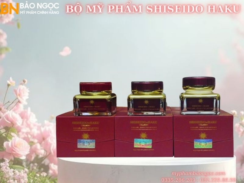 BỘ MỸ PHẨM TRỊ NÁM DƯỠNG TRẮNG DA SHISEIDO HAKU NHẬT BẢN