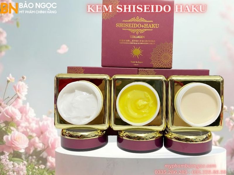 BỘ MỸ PHẨM TRỊ NÁM DƯỠNG TRẮNG DA SHISEIDO HAKU NHẬT BẢN