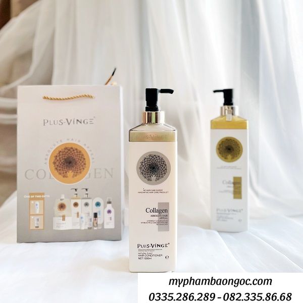 CẶP DẦU GỘI XẢ VINGE PLUS COLAGEN