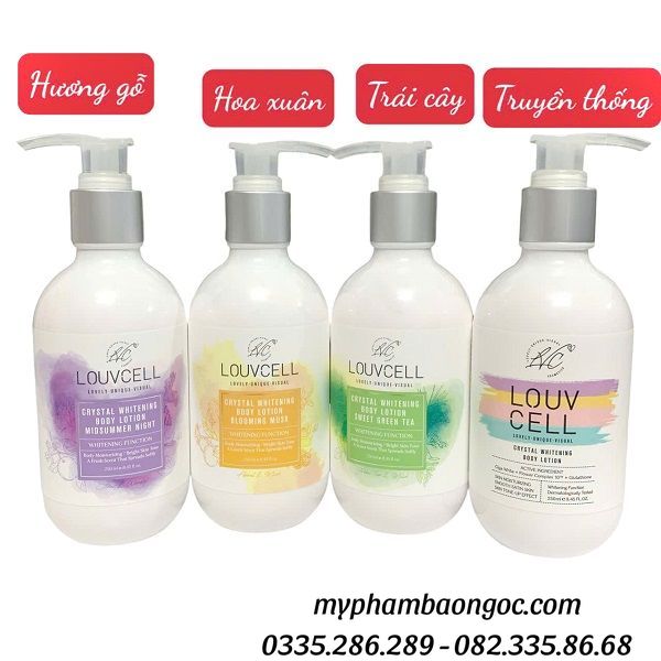 Công dụng Dưỡng thể Louvcell