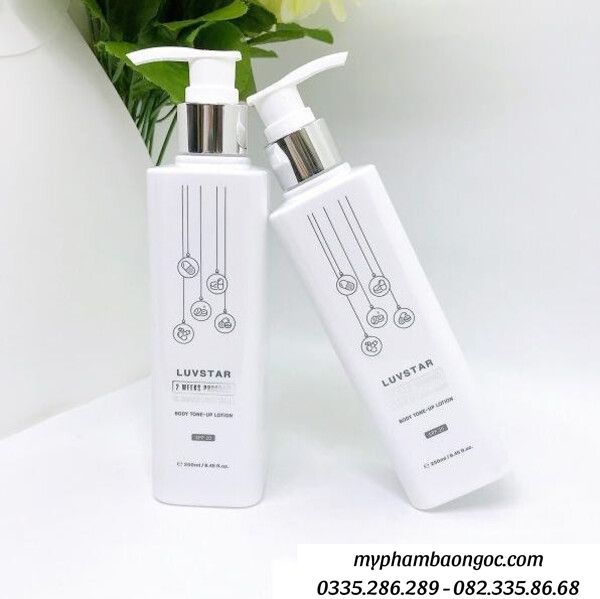 DƯỠNG THỂ TRẮNG DA LUVSTAR BODY TOEN UP LOTION HÀN QUỐC
