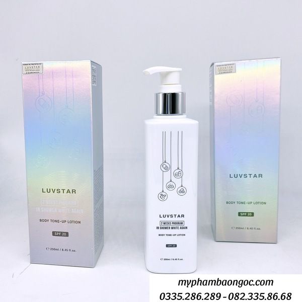 DƯỠNG THỂ TRẮNG DA LUVSTAR BODY TOEN UP LOTION HÀN QUỐC