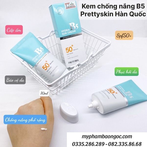 Tác dụng Kem chống nắng B5