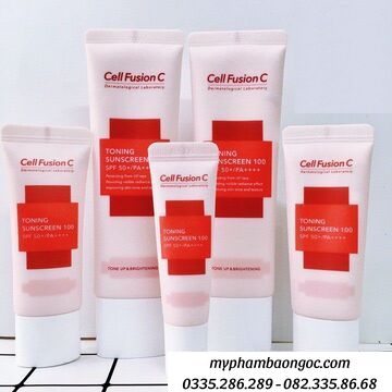KEM CHỐNG NẮNG CELL FUSION C TONING SUNSCREEN SPF50 HÀN QUỐC
