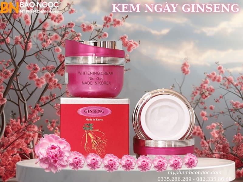 KEM HỒNG SÂM&nbsp;GINSENG HÀN QUỐC TRỊ NÁM&nbsp; DƯỠNG TRẮNG DA