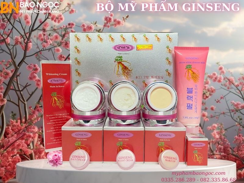 Trị nám trắng da Ginseng ngọc trai