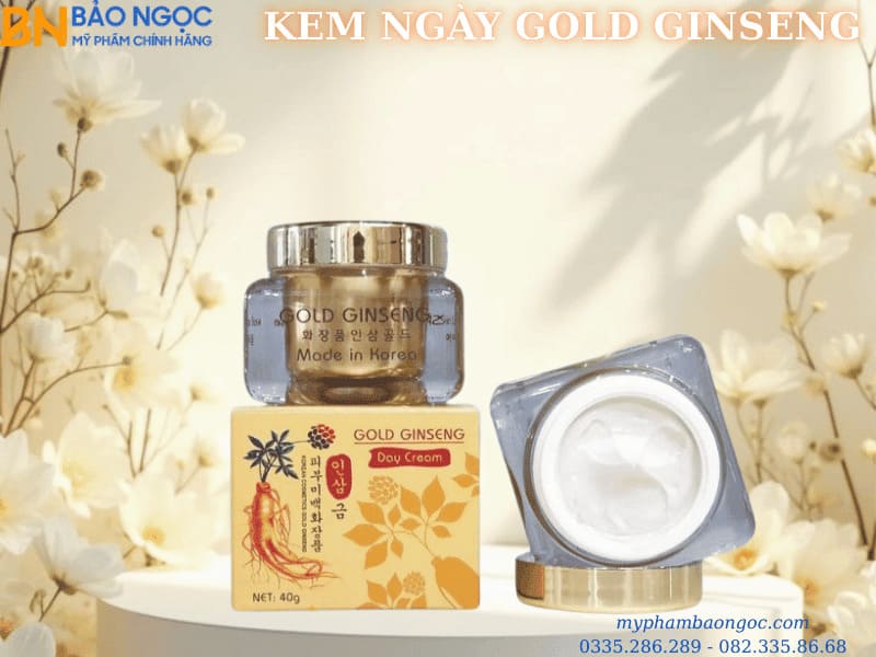 KEM NHÂN SÂM TRỊ NÁM DƯỠNG TRẮNG DA GOLD GINSENG HÀN QUỐC