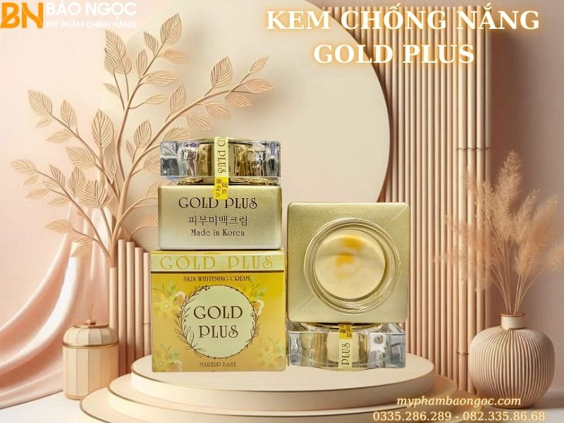 KEM TRỊ NÁM TÀN NHANG DƯỠNG TRẮNG DA GOLD PLUS HÀN QUỐC&nbsp;