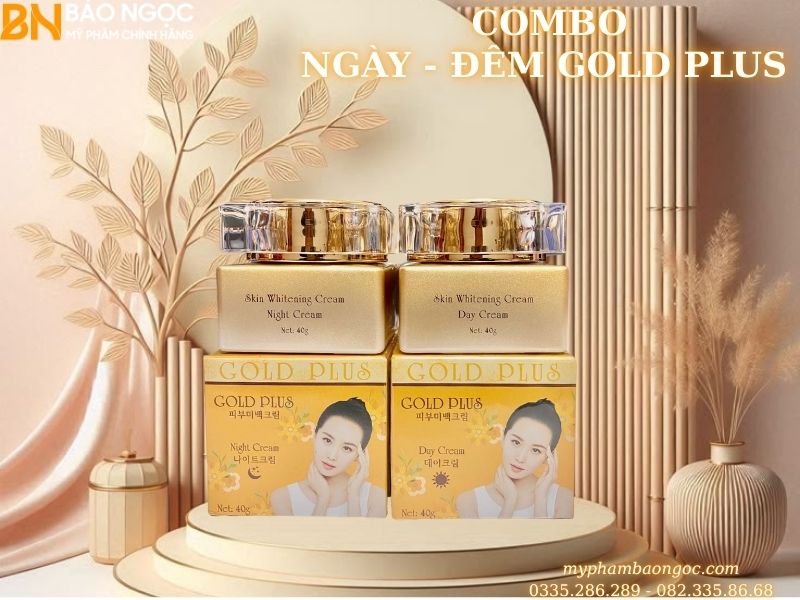 KEM TRỊ NÁM TÀN NHANG DƯỠNG TRẮNG DA GOLD PLUS HÀN QUỐC&nbsp;