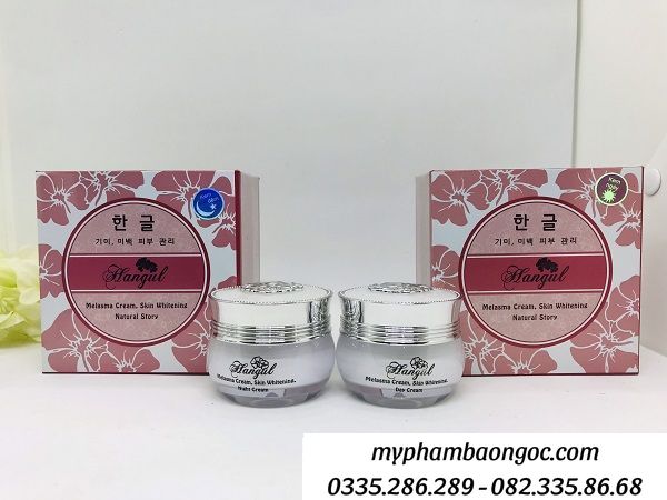 BỘ KEM HANGUL TRỊ NÁM DƯỠNG TRẮNG DA HÀN QUỐC CHÍNH HÃNG