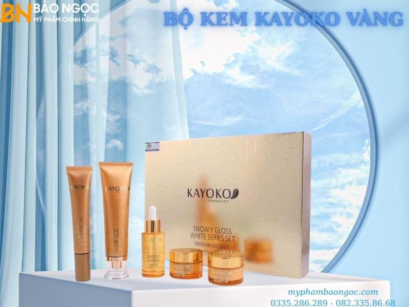 KEM TRỊ NÁM TRẮNG DA KAYOKO MÀU VÀNG NHẬT BẢN