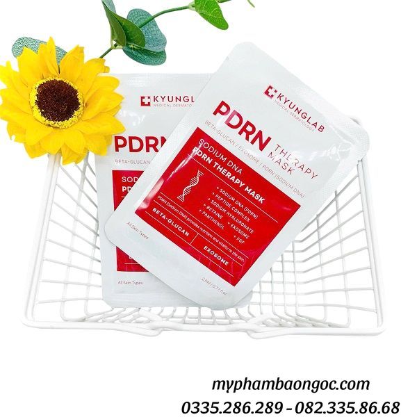 MẶT NẠ KYUNG LAB PDRN ĐỎ CẤP ẨM CĂNG BÓNG PHỤC  DƯỠNG DA