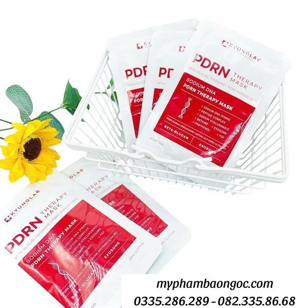 MẶT NẠ KYUNG LAB PDRN ĐỎ CẤP ẨM CĂNG BÓNG PHỤC  DƯỠNG DA