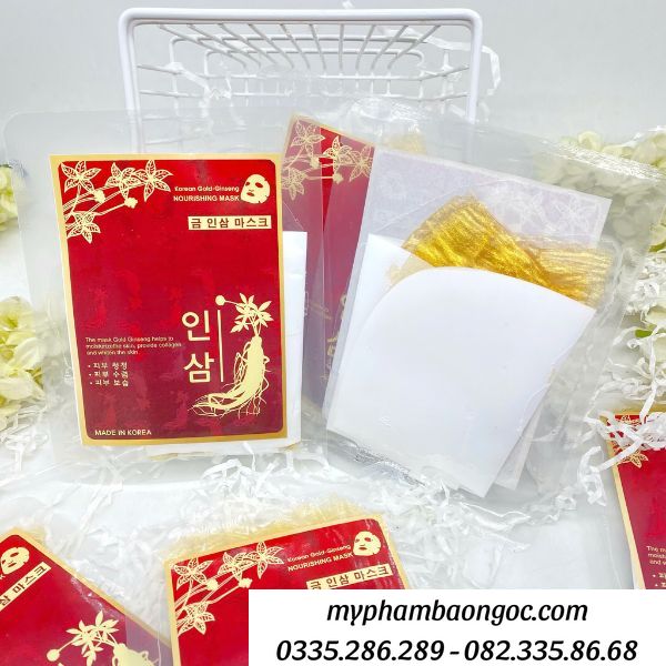 Cách sử dụng mặt nạ sâm Red ginseng