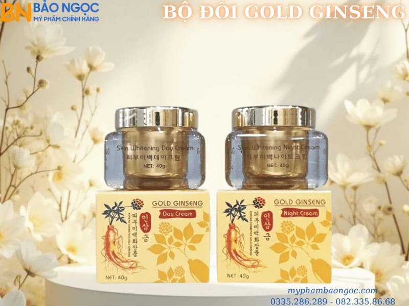 KEM NHÂN SÂM TRỊ NÁM DƯỠNG TRẮNG DA GOLD GINSENG HÀN QUỐC