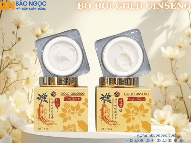 BỘ MỸ PHẨM TRỊ NÁM TÀN NHANG GOLD GINSENG 4IN1 HÀN QUỐC