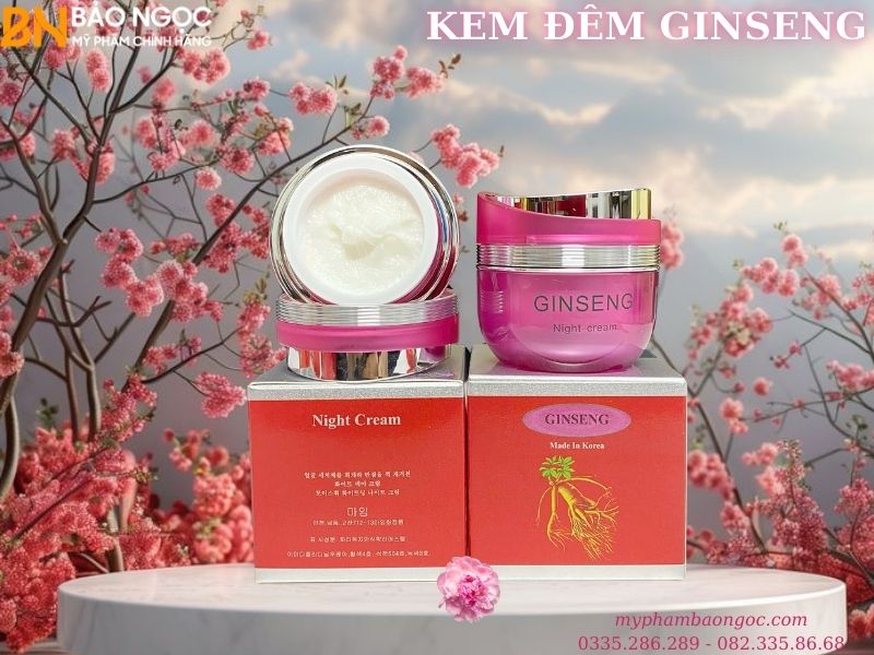 BỘ MỸ PHẨM TRỊ NÁM TRẮNG DA NHÂN SÂM GINSENG 4IN1 HÀN QUỐC