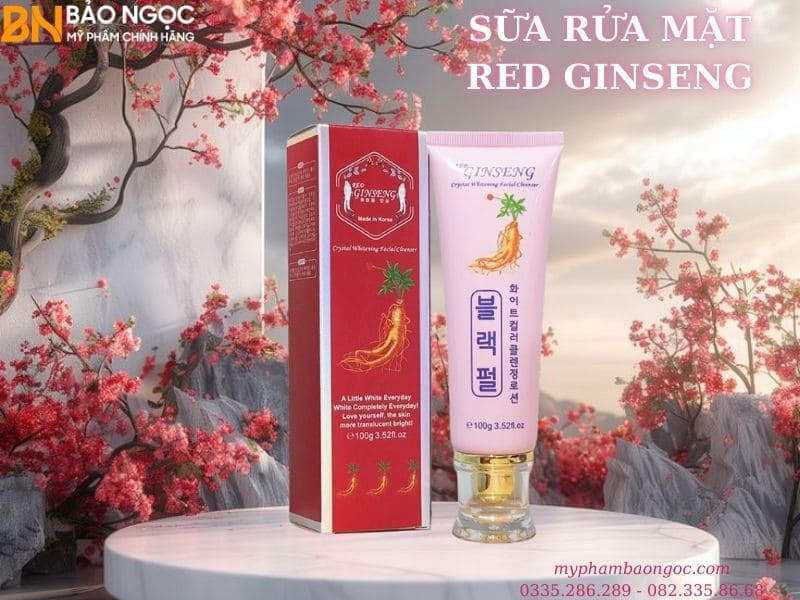 BỘ MỸ PHẨM NHÂN SÂM TRỊ NÁM DƯỠNG TRẮNG DA RED GINSENG 5IN1