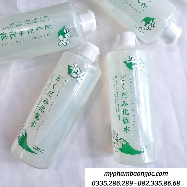 NƯỚC HOA HỒNG DOKUDAMI DIẾP CÁ NATURAL SKIN LOTION NHẬT BẢN